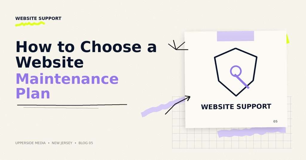 How to Choose a Website Maintenance Plan in New Jersey