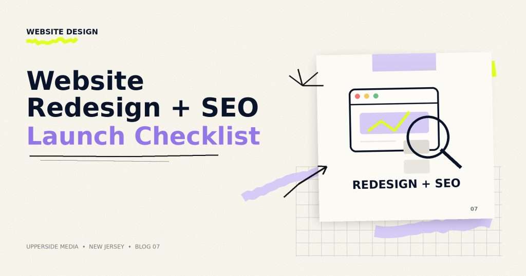 Website Redesign and SEO: A Launch Checklist for New Jersey Businesses